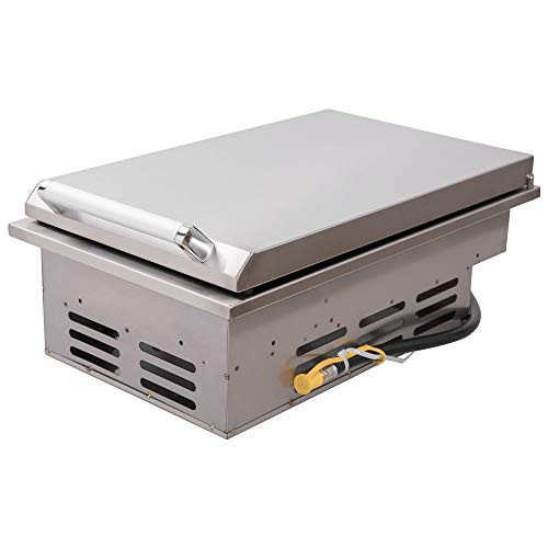 Bonfire Kitchen Drop-In Single Side Burner Lid Conversion Kit CBASSB - Stainless