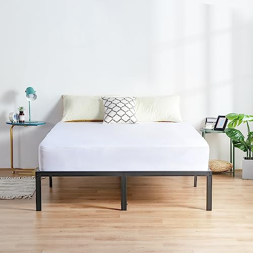 PrimaSleep Foldable Metal Platform Bed Frame, 14 Inch Steel Mattress B084QGBTYG New