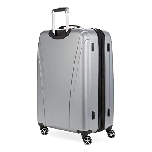 SWISSGEAR 7585 HARDSIDE EXPANDABLE LUGGAGE SPINNER WHEELS, 3-PIECE SET - SILVER
