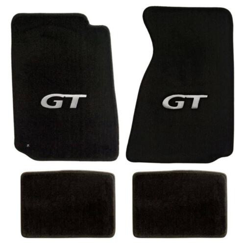 LLOYD MATS 1994-2004 MUSTANG 4PC BLACK FLOOR MATS SET - SILVER GT LOGO - BLACK New