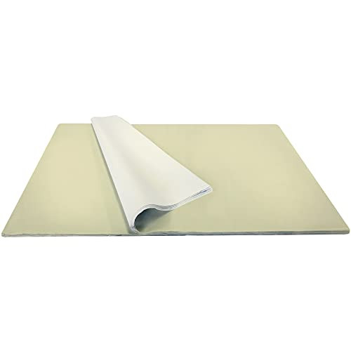 Jillson Roberts Bulk 20 x 30 Inches Recycled Tissue, Pastel Yellow, 480 Sheets New