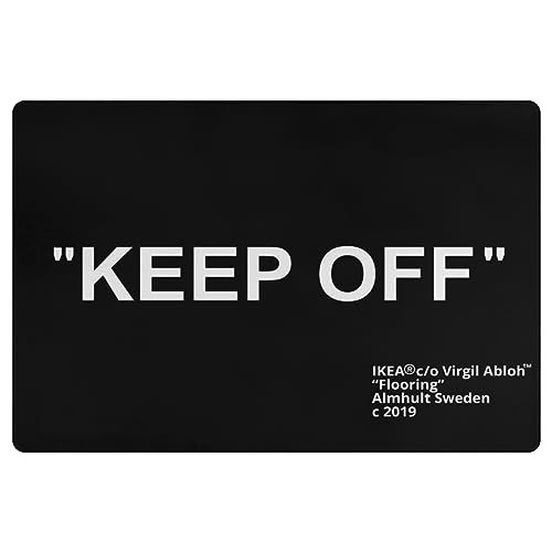 Keep Off Area Rug Modern Large Carpet Non-Slip Mat 5x7 ft B0CFLY9B26 - Black New