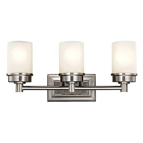 MOTINI 3-Light Vanity Light Fixture Sconce 3-3922-1-101-3 Finish Brushed Nickel New