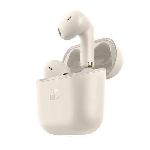 Sennheiser ACCENTUM Open Wireless Earbuds, Open Ear Buds Design, OTW1C - Cream