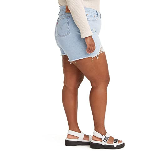 LEVI'S WOMEN'S PLUS SIZE 501® ORIGINAL HIGH-RISE JEAN SHORTS - SIZE: 18W - OJAI New