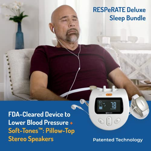 RESPeRATE Deluxe Sleep Bundle Deluxe Duo Blood Pressure Lowering B0B2PV8MFX -NEW New