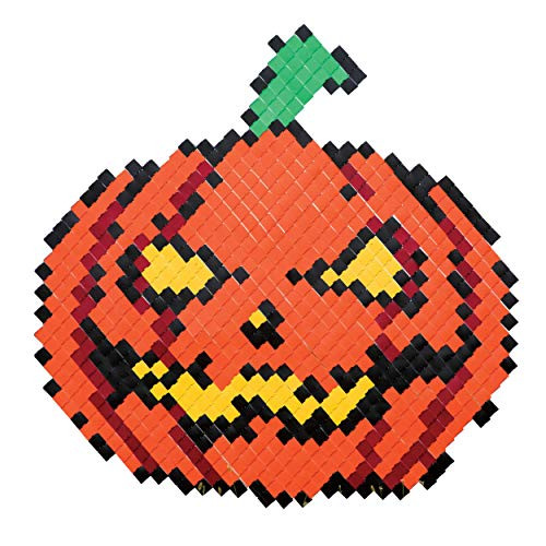 Ingersoll Fence Pixel Decoration Kit Halloween Pumpkin 7'x6', B07XVKR38C -NEW New