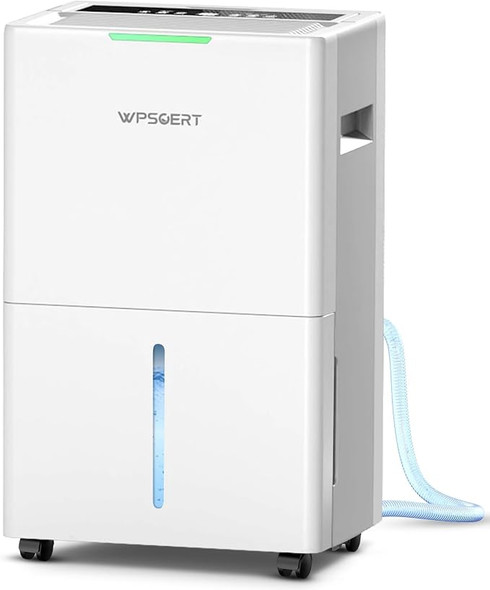 WPSOERT 4,000 SQ.FT DEHUMIDIFIER FOR BASEMENT WITH DRAIN HOSE - WHITE