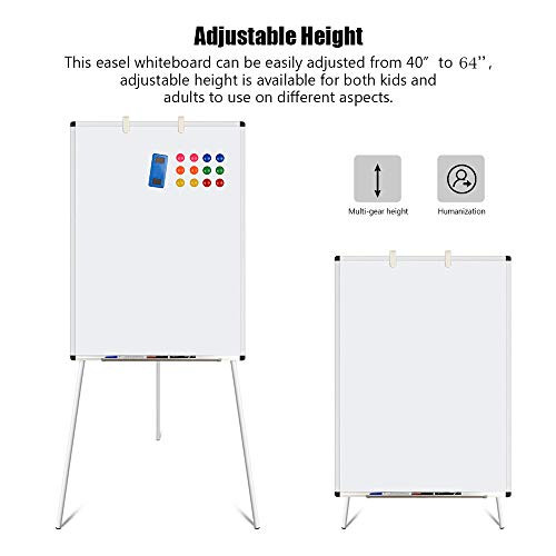 Mobile Whiteboard Double Sided Dry Erase Board Aluminum Frame B07FNCDB39 New