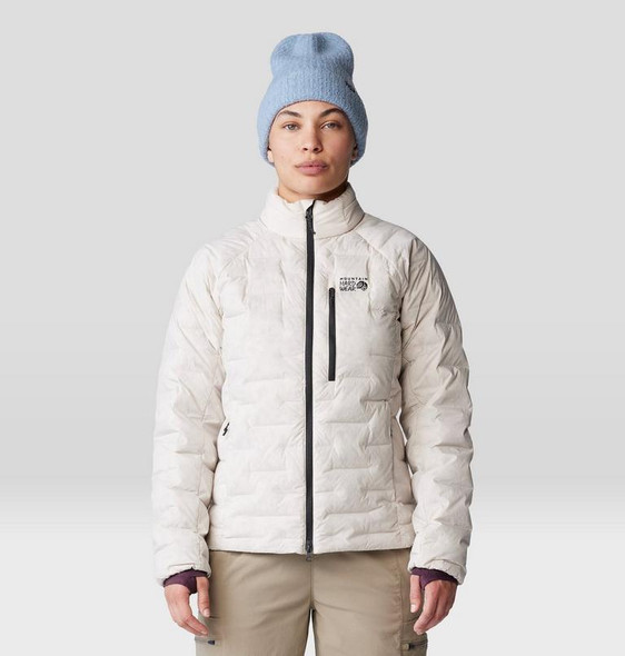 MOUNTAIN HARDWEAR WOMEN'S STRETCHDOWN™ JACKET - SIZE: WOMEN XS - TALC New