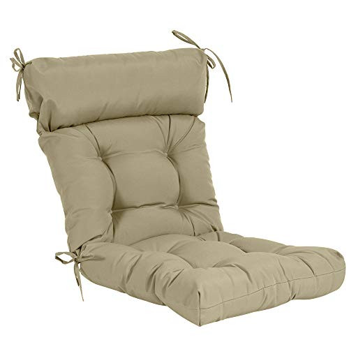 QILLOWAY Outdoor Rocking Chair Cushions Set of 4 B08D37Z4G9 - Beige