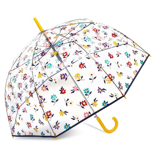 Auto Open 52" Arc Fashion Print Bubble Stick Umbrella New