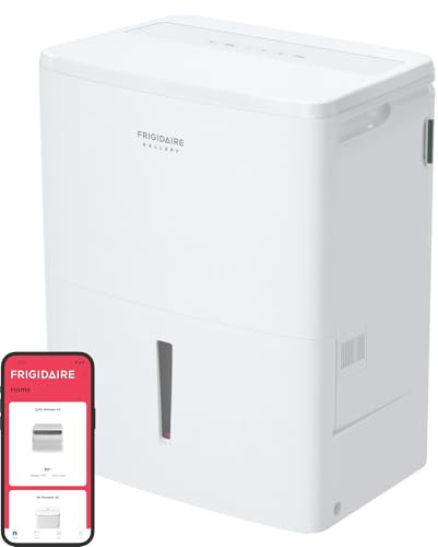 FRIGIDAIRE GALLERY 35 PINT SMART DEHUMIDIFIER MERV 14 AIR FILTER WHITE
