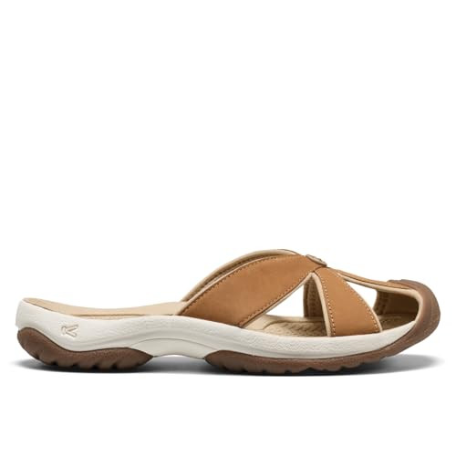 1032225 KEEN Women's Bali Slip On Leather Sandals Closed Toe, Size 10