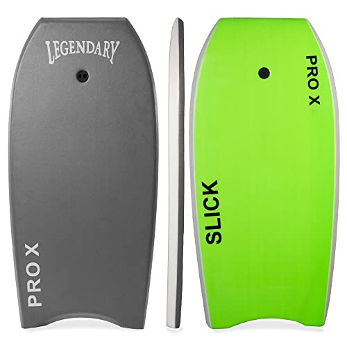 Legendary Pro X Bodyboard Hard Slick Bottom Boogie Boards Kids Adults 45''