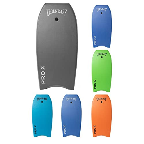Legendary Pro X Bodyboard Hard Slick Bottom Boogie Boards Kids Adults 45''