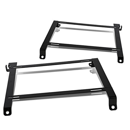 DNA Motoring SBK-LM-240SX Pair Low Mount Tensile Steel Seat Brackets - Black New