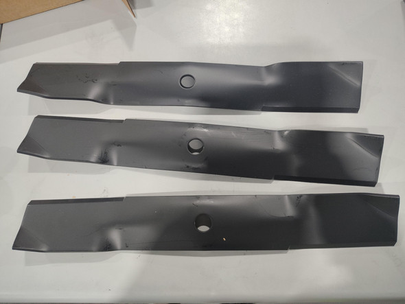 GENERIC 18" MOWER BLADES REPLACEMENT  JOHN DEERE Z540M Z375R PACK OF 3 - BLACK
