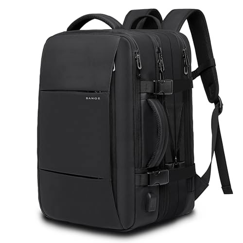BANGE 45L Carry On Backpack Weekender Travel Backpacks 17.3 inch Laptop