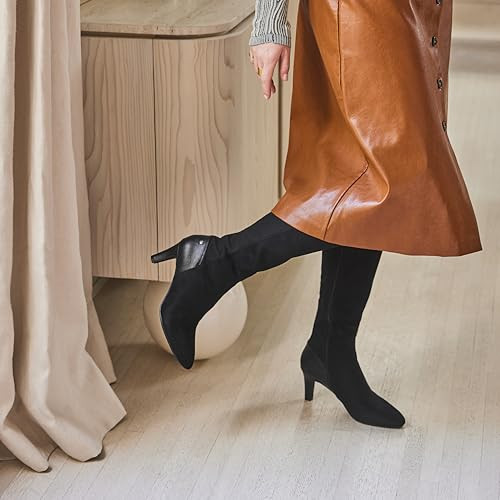 LifeStride Womens Gracie High Heeled Tall Boots Black Size 8.5 M