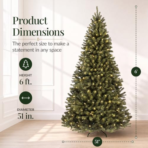 Best Choice Products Artificial Christmas Tree, 6ft Premium Pre-Lit B07XJRCX3J New