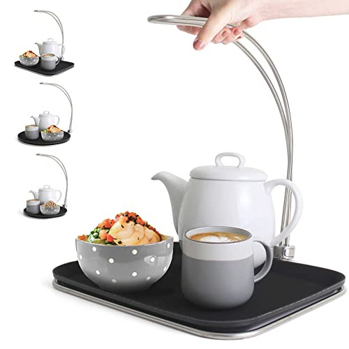 Single Handed Tipsi Tray (14"x11") B08BRY5SWZ - Black New