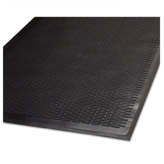 Guardian Fall Protection Clean Step Outdoor Rubber Scraper Mat - Black New