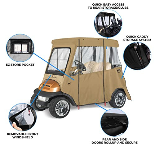 Greenline Golf Cart Cover Eevelle Durable 4 Passenger Golf Cart Covers