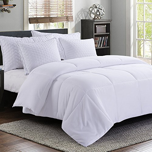 MANZOO MANC-90102 King Comforter Duvet Insert White New