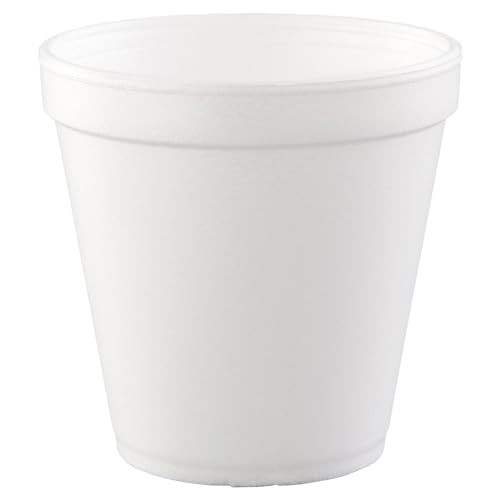 DART 16MJ20 16 OZ SQUAT FOAM CONTAINER (CASE OF 500) - WHITE New