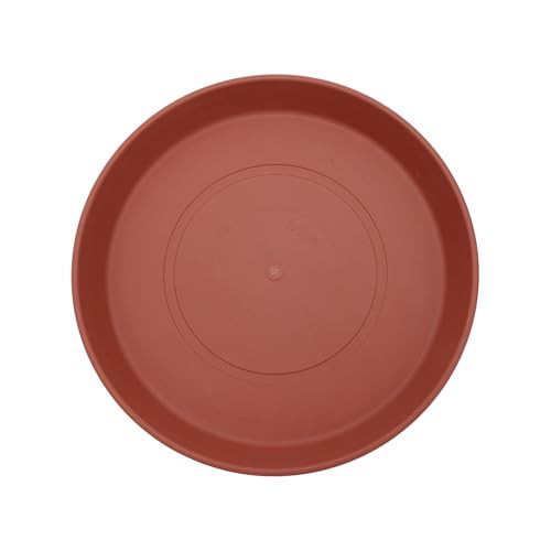The HC Companies Round Prisma Flower Pot Saucers Durable Plant Tray - 17.5" Clay New