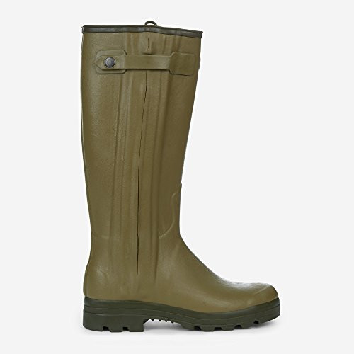 LE CHAMEAU 1927 Men's Chasseur Leather Lined Boots Vert Vierzon US 7.5