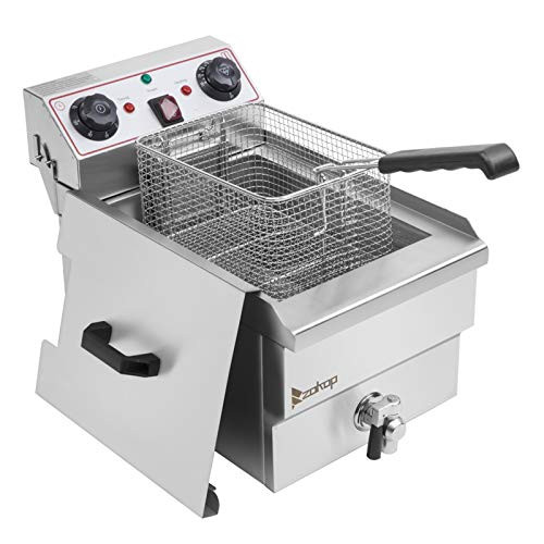 Winado 24.9QT Capacity Electric Deep Fryer Time Control Oil Filtration - NEW New