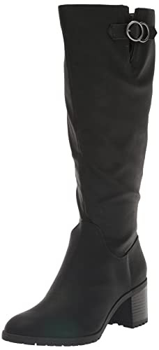 B098HPNBM5 LifeStride Womens Morrison Wide Calf Knee Boot Black 9.5 W New