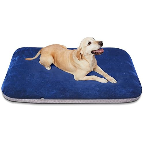 Magic Dog Super Soft Large Dog Bed 39" Orthopedic Foam B08ZS9C36G - Light Grey