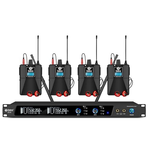 D Debra Audio PRO ER-202 UHF Dual Channel Wireless in Ear Monitor System New