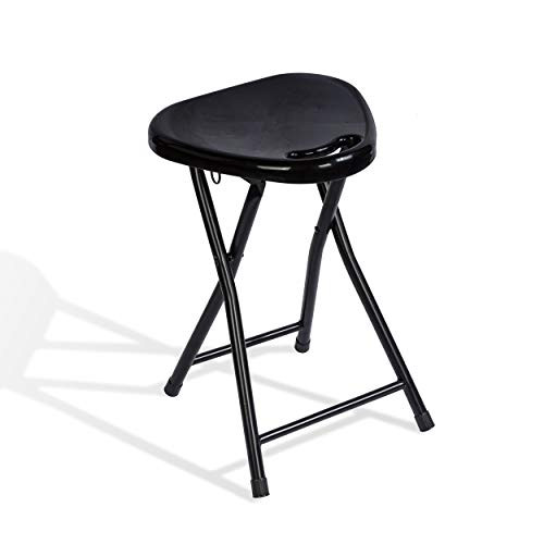 Atlantic 4 Pack Folding Stool with Handle, Black PN38435923