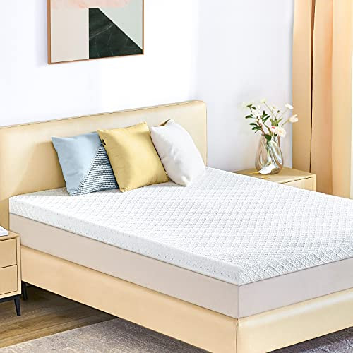Tbfit 3 Inch Premium Gel-Infused Memory Foam Mattress Topper Twin B09H2MBVLK
