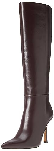 The Drop Women's Gemini Tall Heeled Boot Wine, Size 7.5
