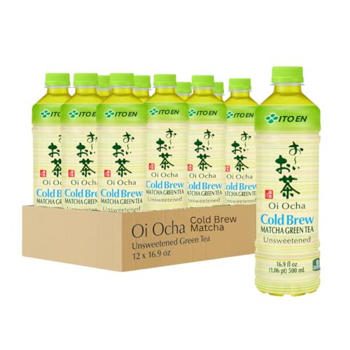 ITO EN OI OCHA MATCHA GREEN TEA UNSWEETENED, 16.9 BOTTLE, 12 PACK, SUGAR FREE New