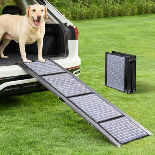 Dog Car Ramp Folding for Medium & Large Dogs, Portable Pet Stair Ramp New