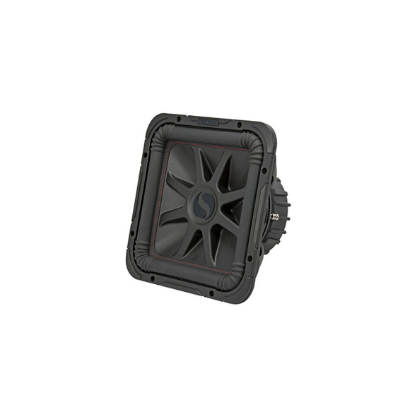 KICKER 45L7R124 L7R 12-INCH (30CM) SUBWOOFER, DUAL VOICE COIL, 4-OHM - BLACK/RED