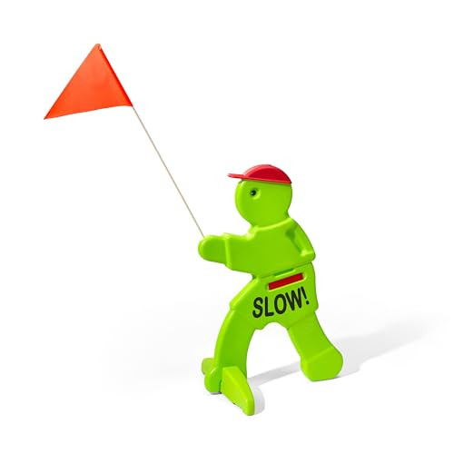 Step2 Kid Alert Street Safety Sign. 32"H Reflective Sign with Warning Flag