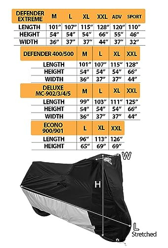 Nelson Rigg Defender Extreme Motorcycle Cover X-Large - New New