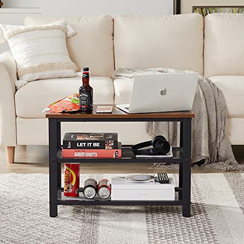 /N Industrial Style Shoe Changing Stool 3-Layer Shoe Rack Bench, 2 Mesh Racks New
