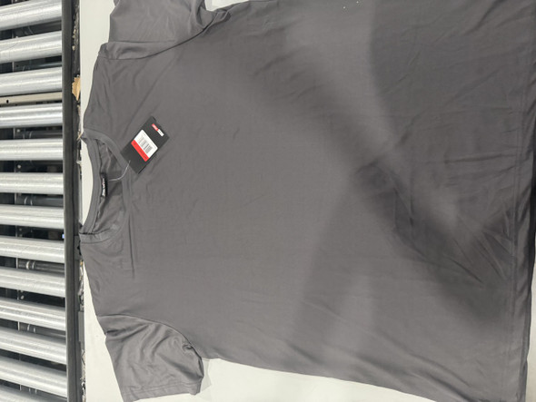 JUMP START SHORT SLEEVE POLYESTER SHIRT LIGHTWEIGHT  SIZE: XL - GRAY New