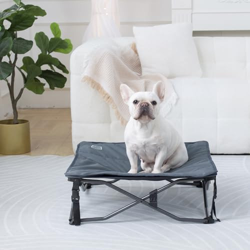 Timber Ridge Small Elevated Dog Bed 3-in-1 Portable Folding Removable Pad Mat New