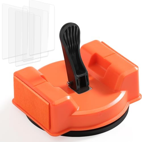 TOOL 2025222 HEAVY DUTY FLOOR GAP FIXER TOOL 5 PCS STICKY PADS - ORANGE