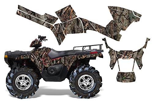 AMR Racing ATV Graphics kit Sticker Decal Compatible with Polaris Sportsman
