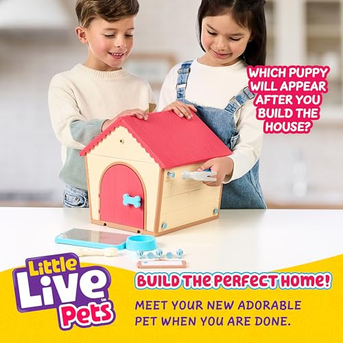 Little Live Pets My Puppy's Home Playset Interactive Play Dog Building Dog House New